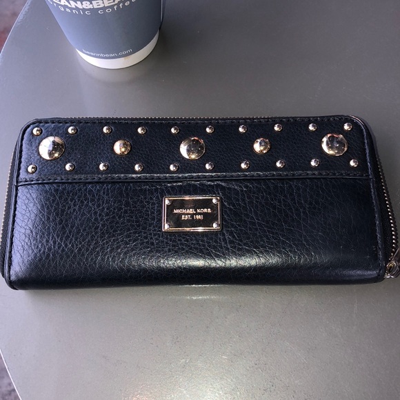 Michael Kors Black Leather Wallet - Picture 7 of 7